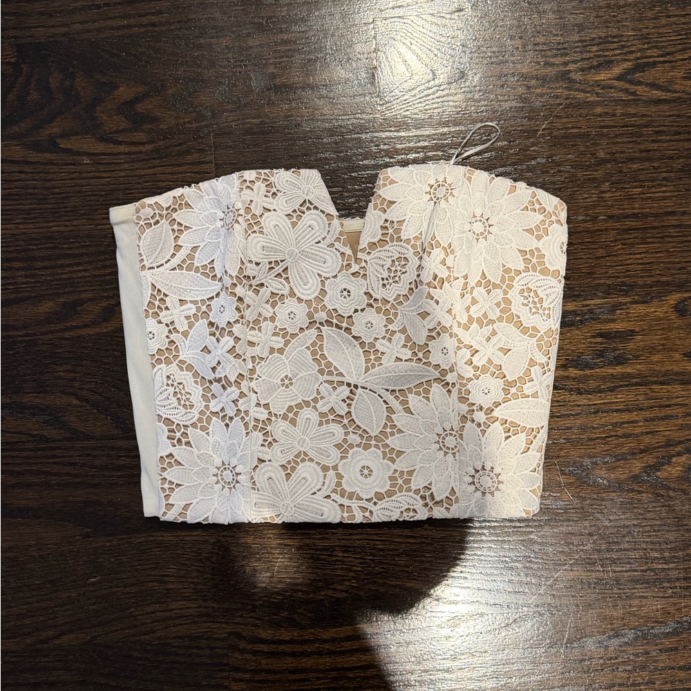 New Generation Love Caroline Lace Bustier Strapless Top — image 5 of 8